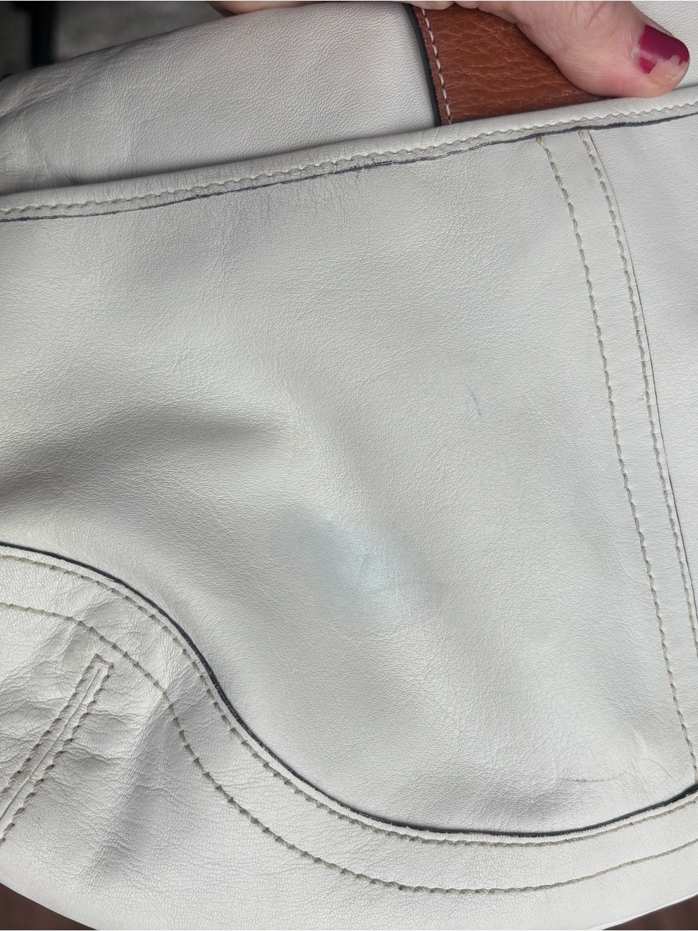Coach white and brown leather soho shoulder bag - Picture 7 of 11